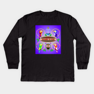 Tiki Room Kids Long Sleeve T-Shirt